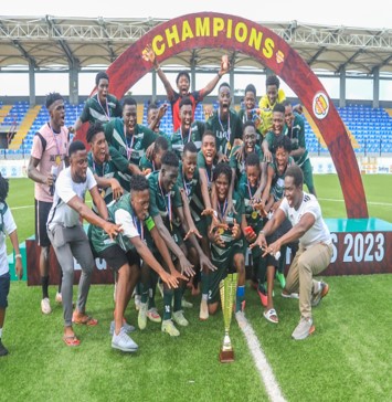 36 Lion FC celebrates victory as the Champions of the maiden edition of the Lagos City Cup